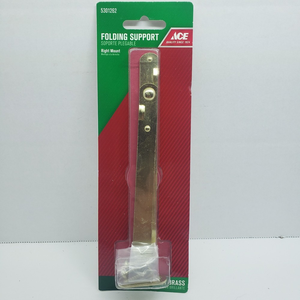 ACE Folding Support RIGHT Mount Bright Brass  #5301262