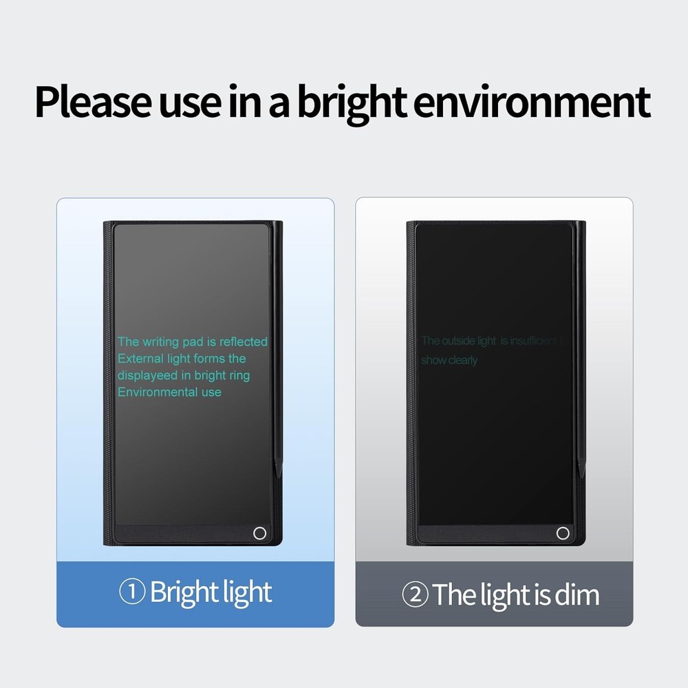 Mini LCD Writing Tablet Updated, 6.5in Erasable Reusable Electronic Drawing Pads