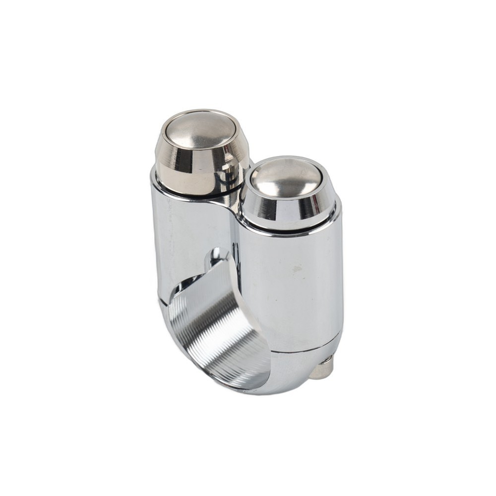 1" Handlebar Switch 2 Button Horn Light Control For Harley Dyna Chopper Chopper