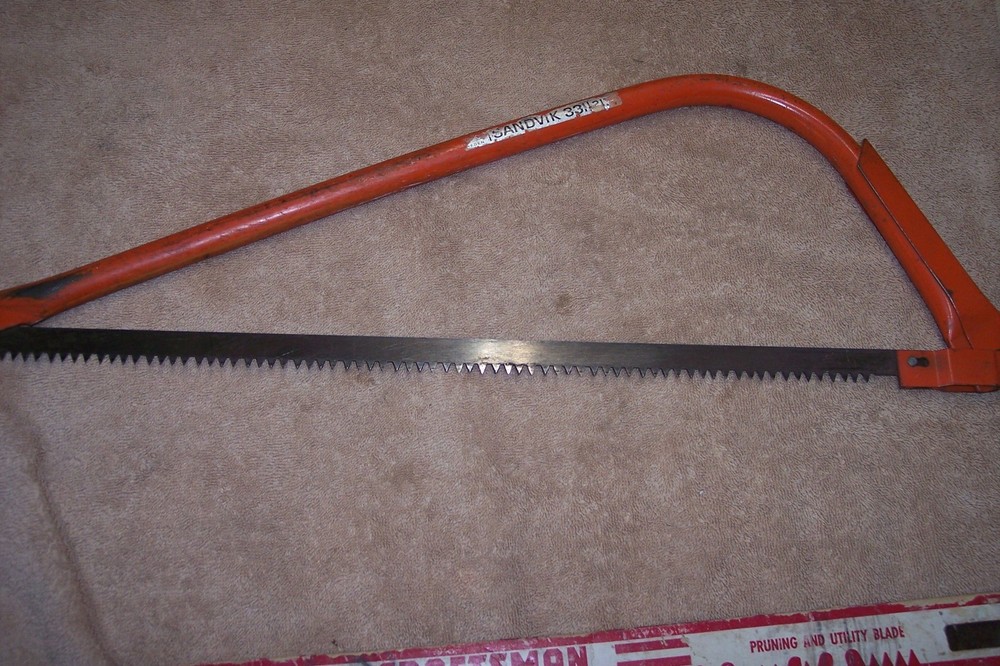 Two 21 in. Bow Pruning Saws - Efficient Tree Trimming, w/Extra Blades