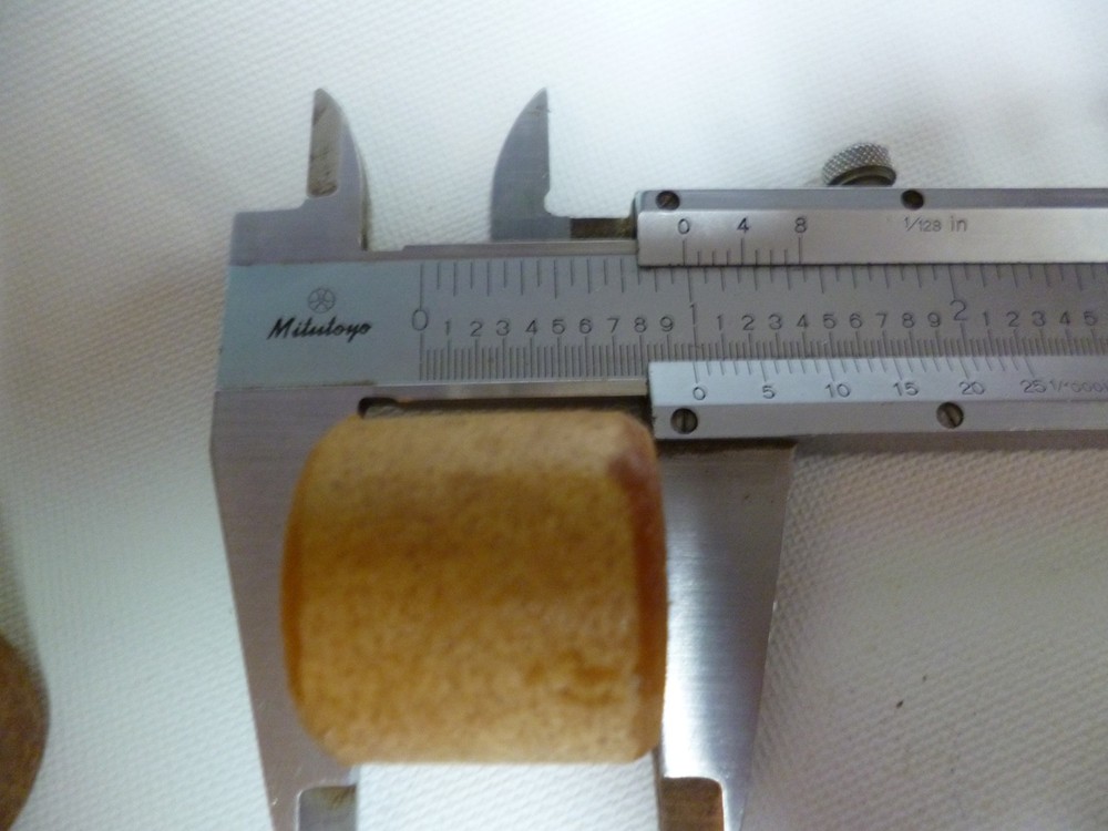 SPLIT HEAD MALLET HAMMER RAWHIDE REPLACEMENT FACE SMALL HEAD 1" TWO PCS.