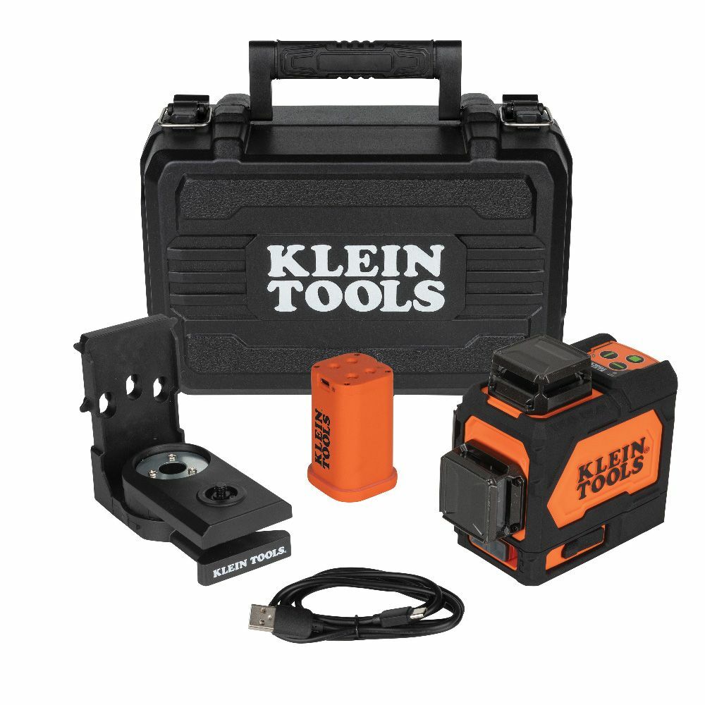 Klein 93PLL Rechargeable Self-Leveling Green Planar Laser Level