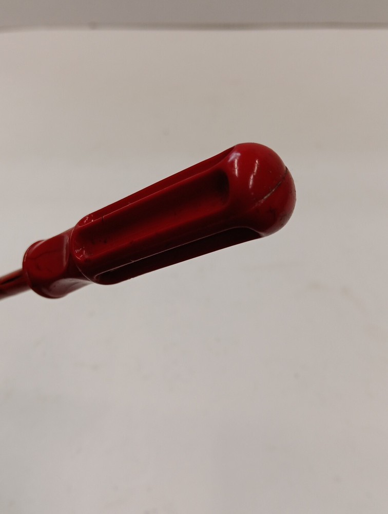 Oxwall Screwdriver Flat/Slotted Insulated 5000 Volts Red Handle 11"