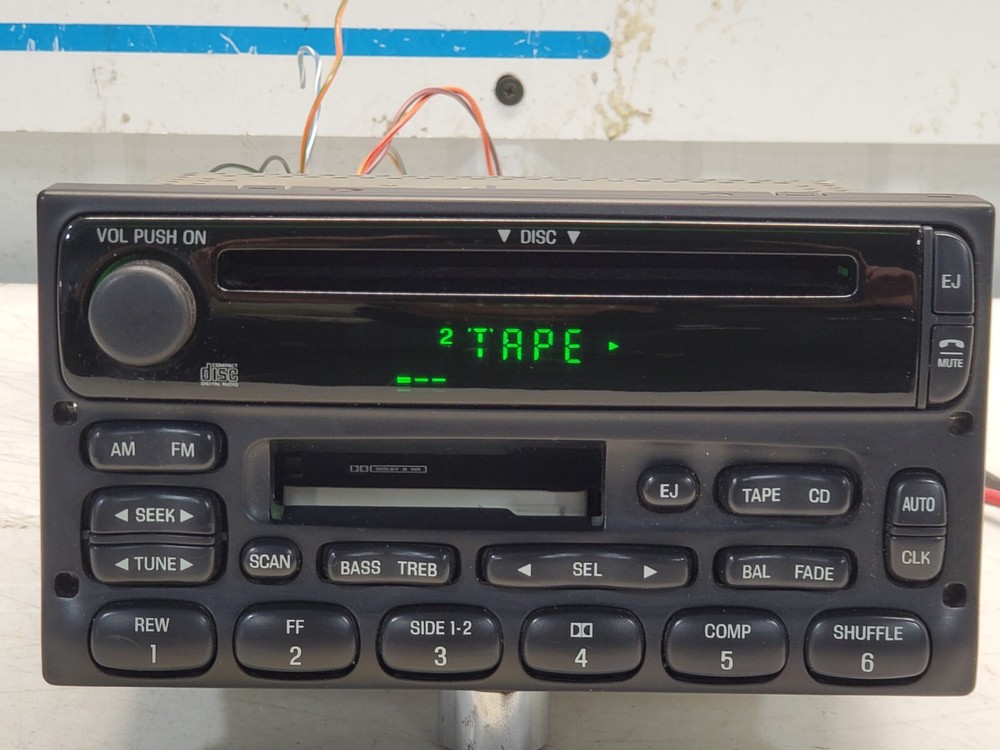 1998-2003 Ford F150 Ranger Explorer Excursion E-Van Radio CD OEM- XL2F-18C868-BB