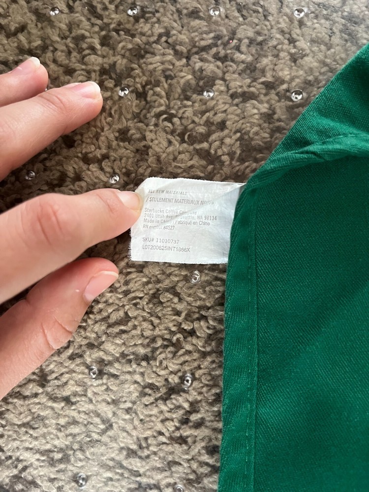 Starbucks Aprons(Green)-Used- All 4 Authentic