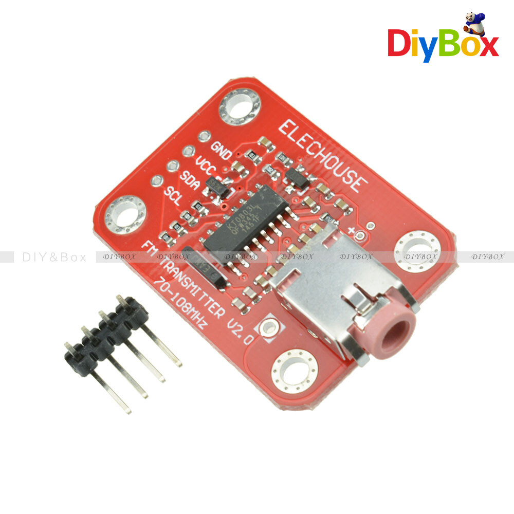 FM Transmitter Module V2.0 FM Radio Digital Module for Arduino Microphone Audio