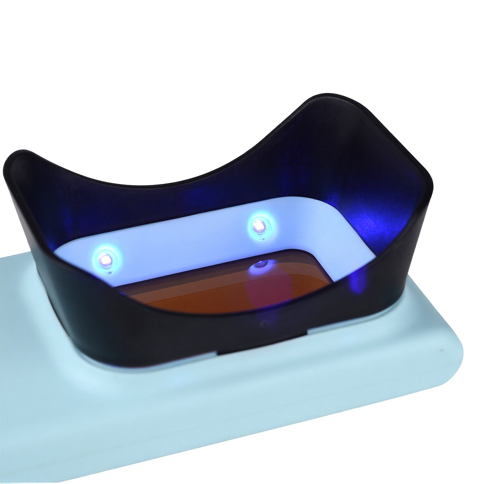 Electric Dental Plaque Indicator Detector Display Device Oral Hygiene Care Blue