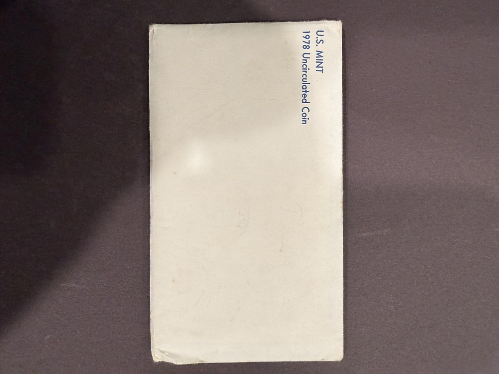 1978 US Mint Uncirculated Coin Set Original Government Packaging