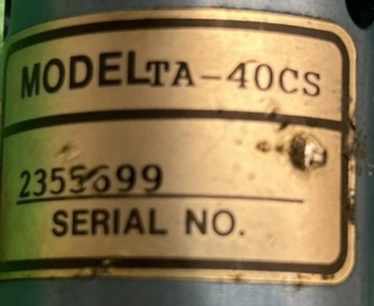 TA Systems TA-40CS Control Valve And Sonics CVR233 Converter