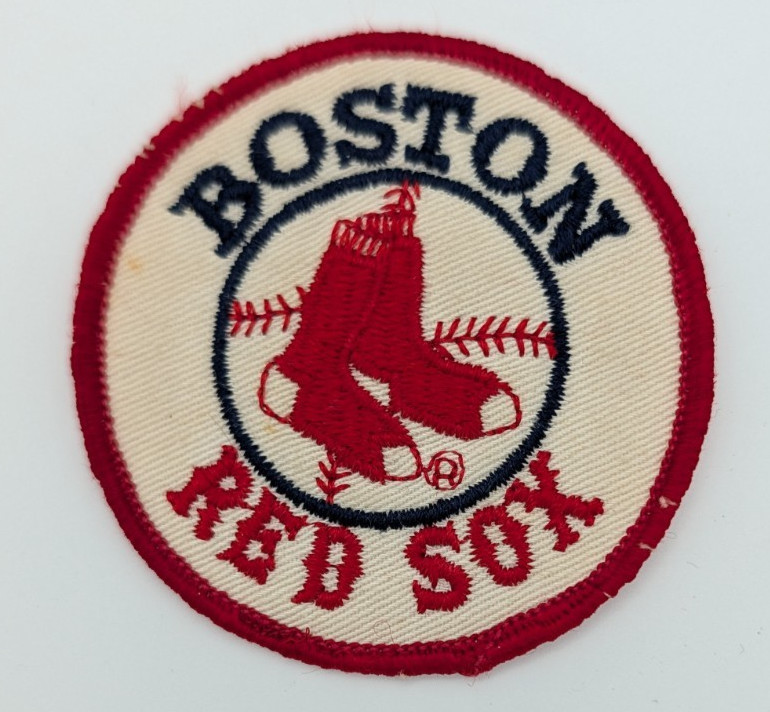 MLB Boston Red Sox patch logo embroidered baseball 1990's/2000's