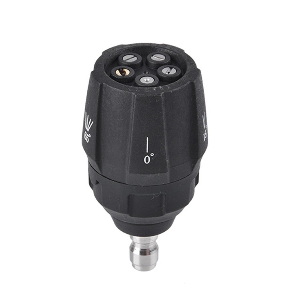 5-in-1 Adjustable Pressure Washer Nozzle Multi Rotating 1/4in Quick Connector