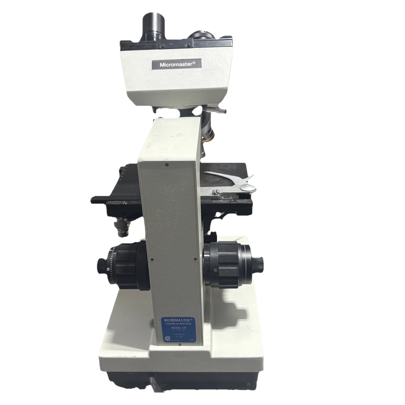 Phase Contrast Microscope Fisher Micromaster Microscope Model CK