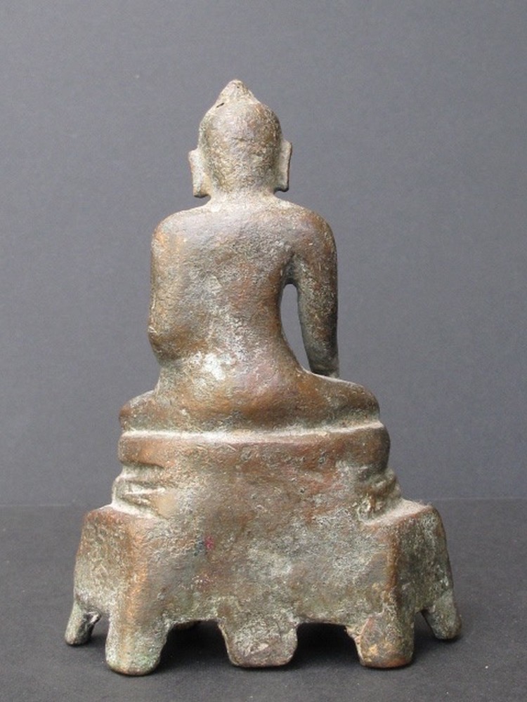 Shan Buddha In Bronze, Myanmar