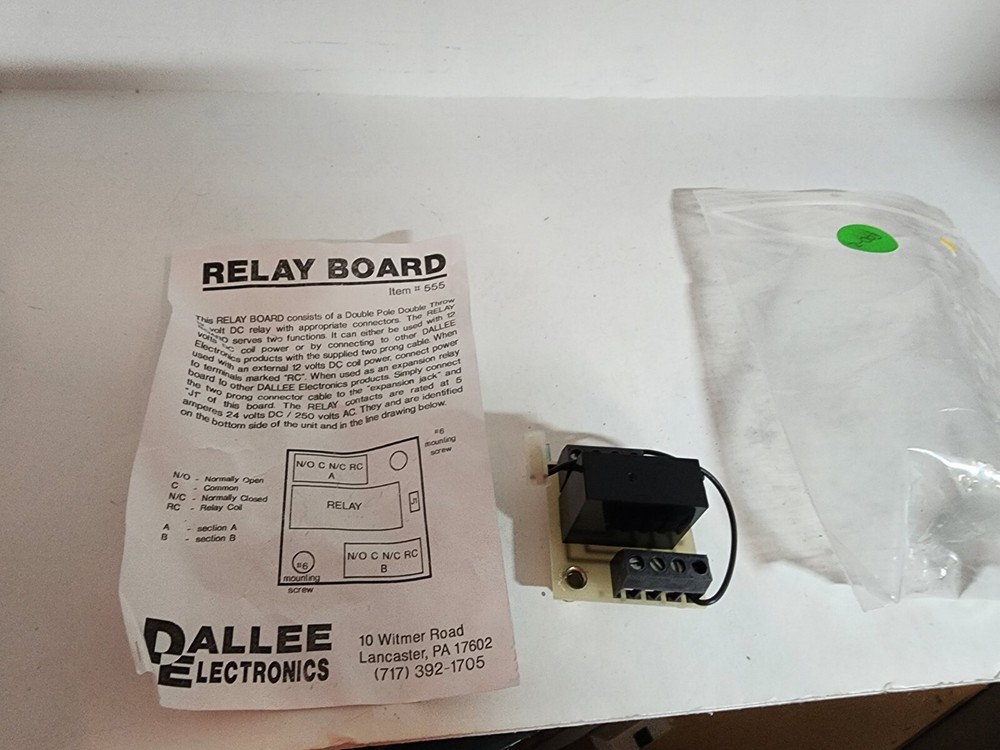 Dallee Relay Board 555