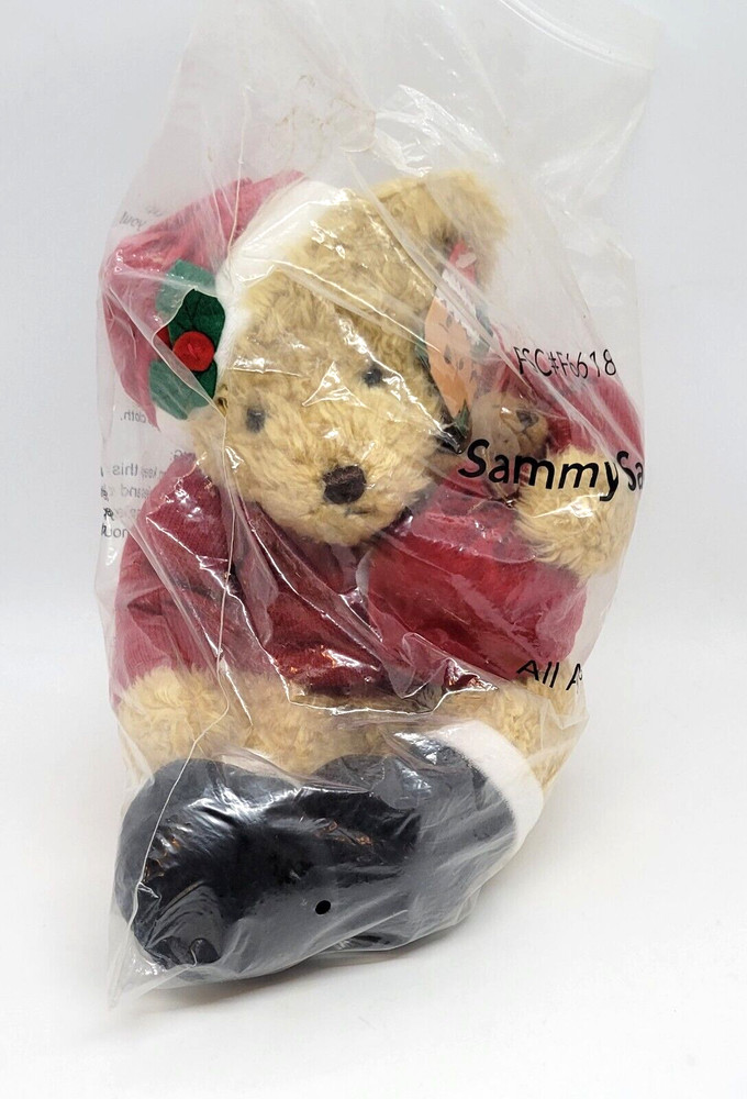 AVON 2001 Sammy Santa Teddy Bear
