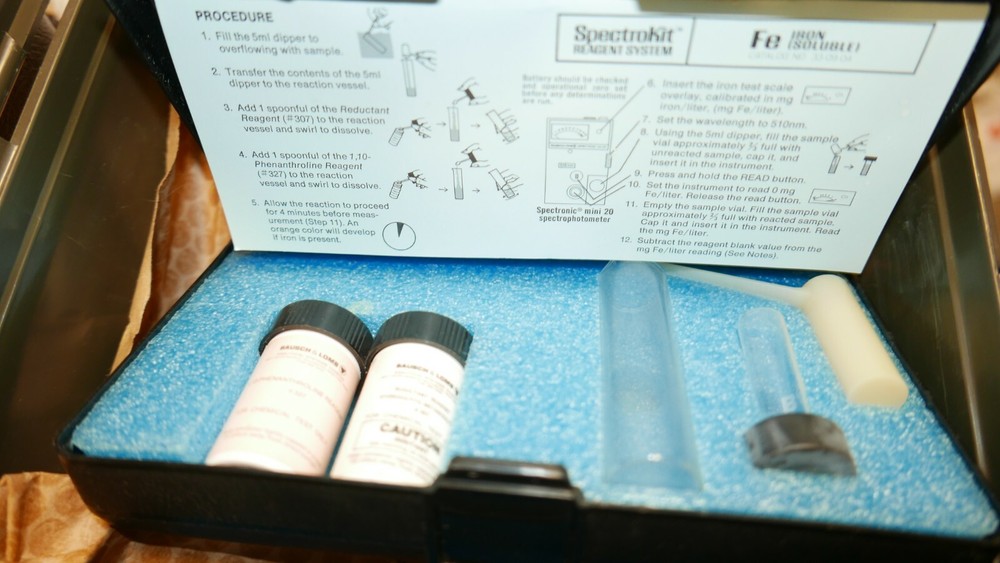 Bausch & Lomb Mini 20 Nephelometer Tool Box with Accessories