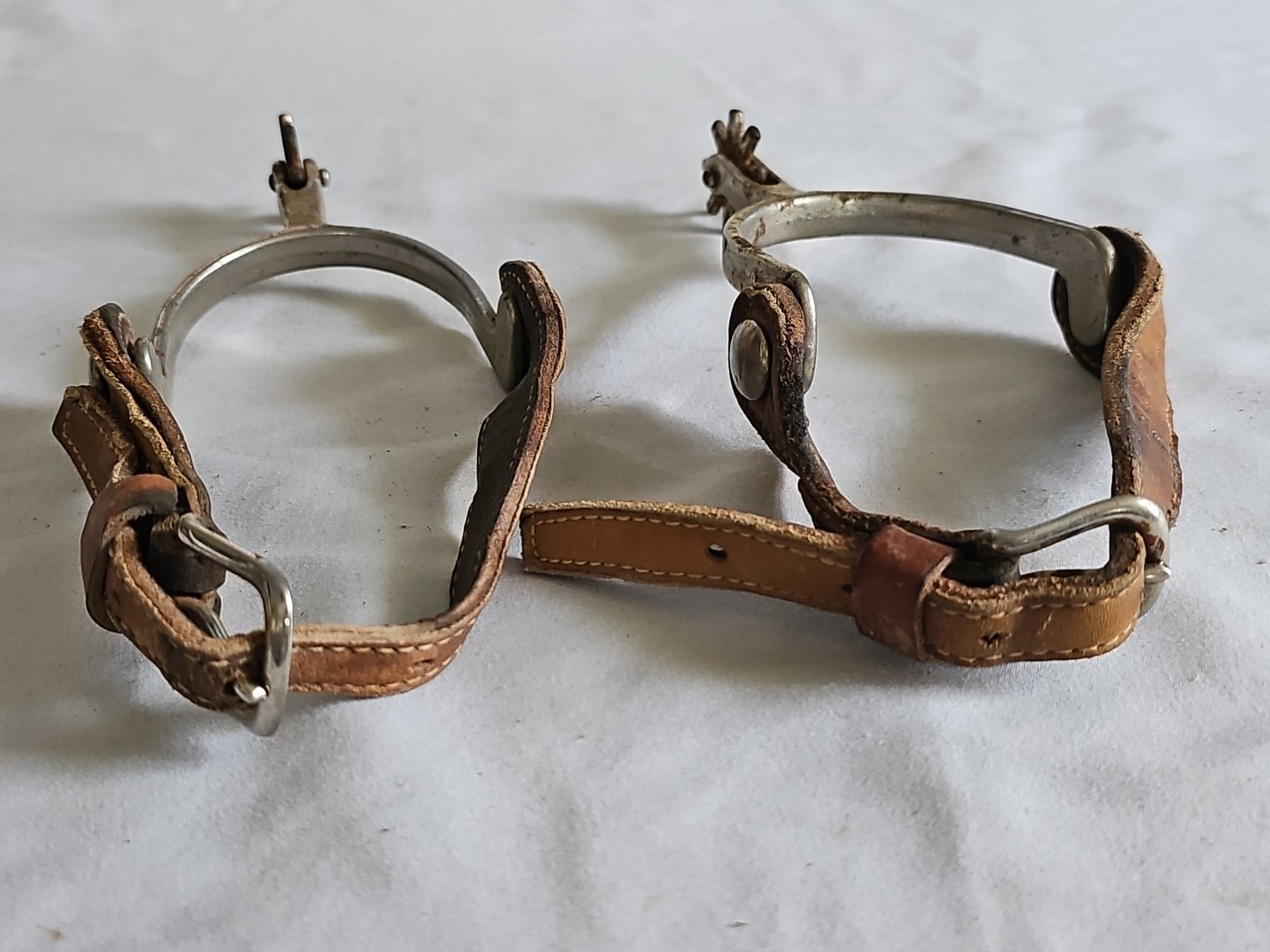 Vintage North & Judd 8 Point Cowboy Rodeo Riding Spurs