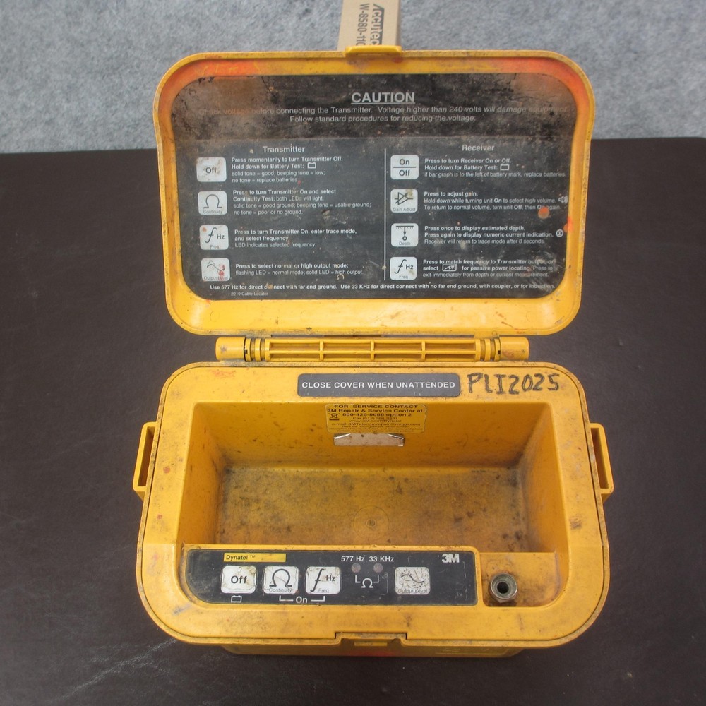 3M Dynatel 2210 Cable Pipe Fault Utility Locator Transmitter