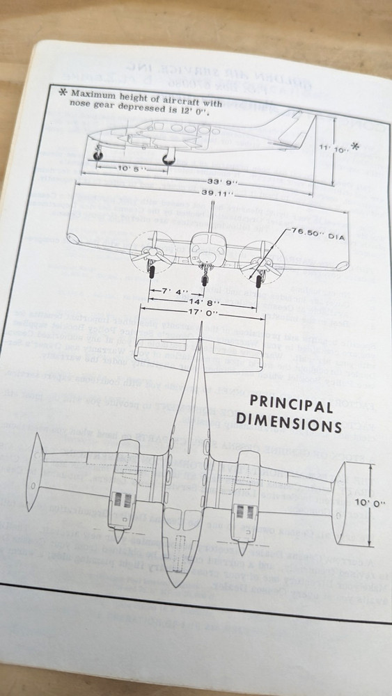 Cessna Model 414 Owner's Manual