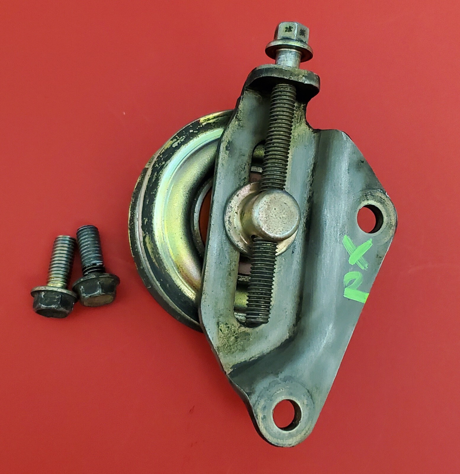 96-00 HONDA CIVIC 1.5L 1.6L A/C AIR COMPRESSOR IDLER PULLEY BELT TENSIONER J4