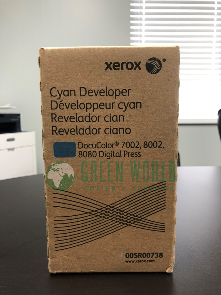 Genuine Xerox DocuColor Cyan Developer (005R00738)