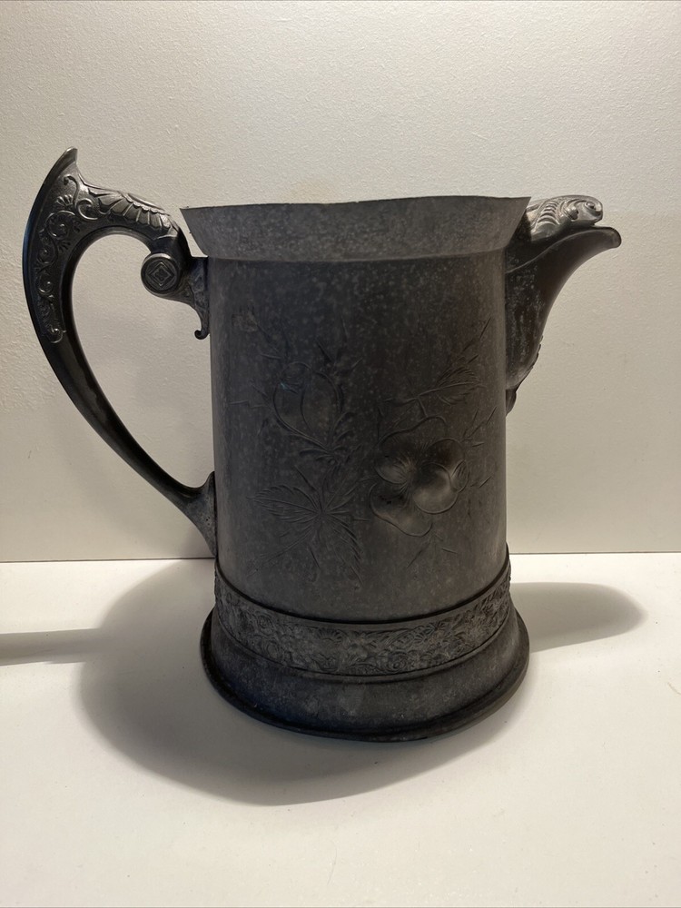 Silver City Plate Co Large Pitcher (missing Lid)