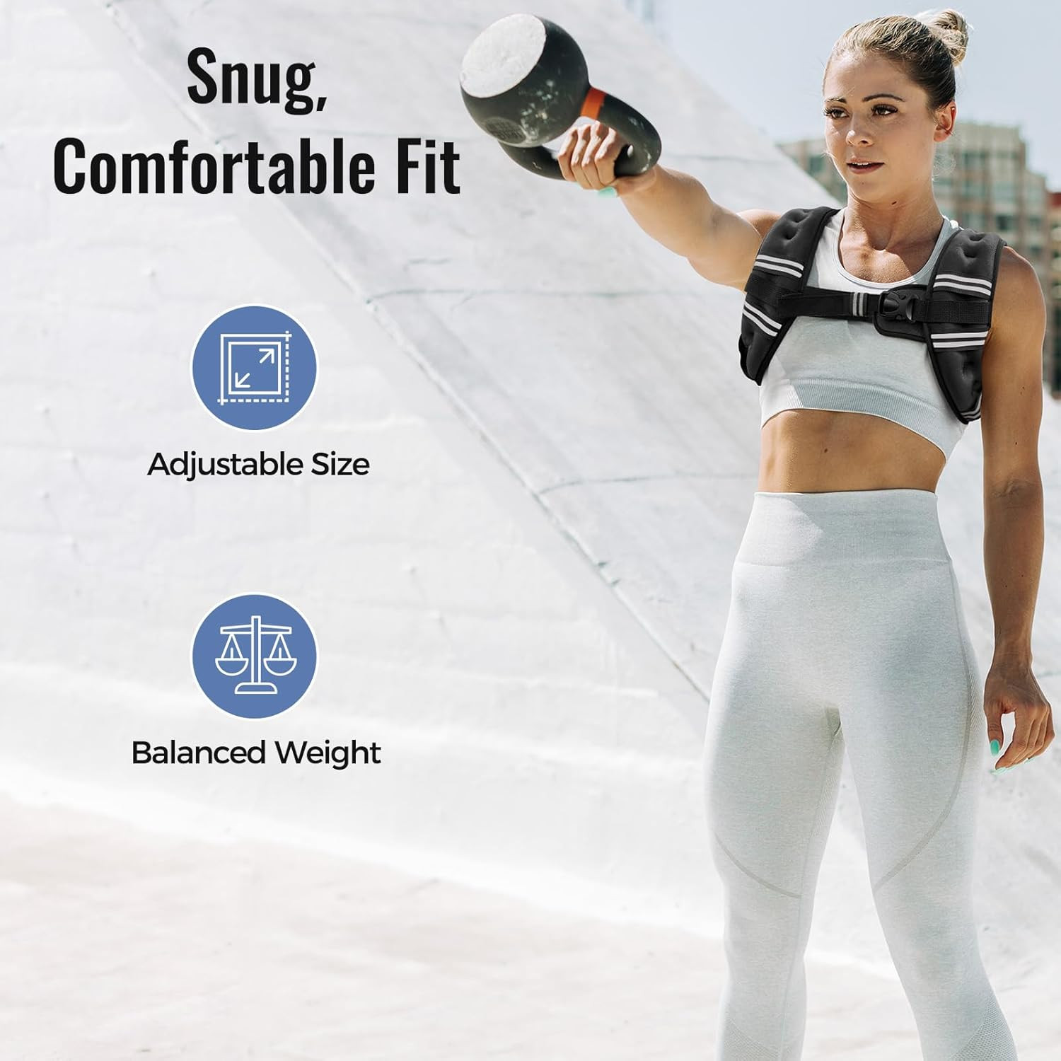 Universal Weighted Training Vest � Adjustable Fit & High-Visibility