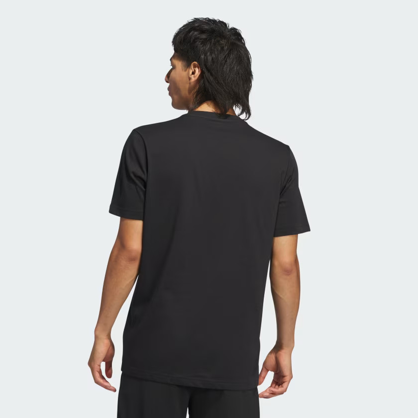 adidas men Worldwide Hoops Logo Performance Graphic Tee