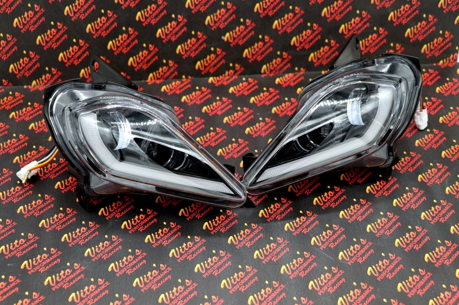 2 x LED Headlights Yamaha YFZ450R Raptor 700 700R YFZ450 WOLVERINE