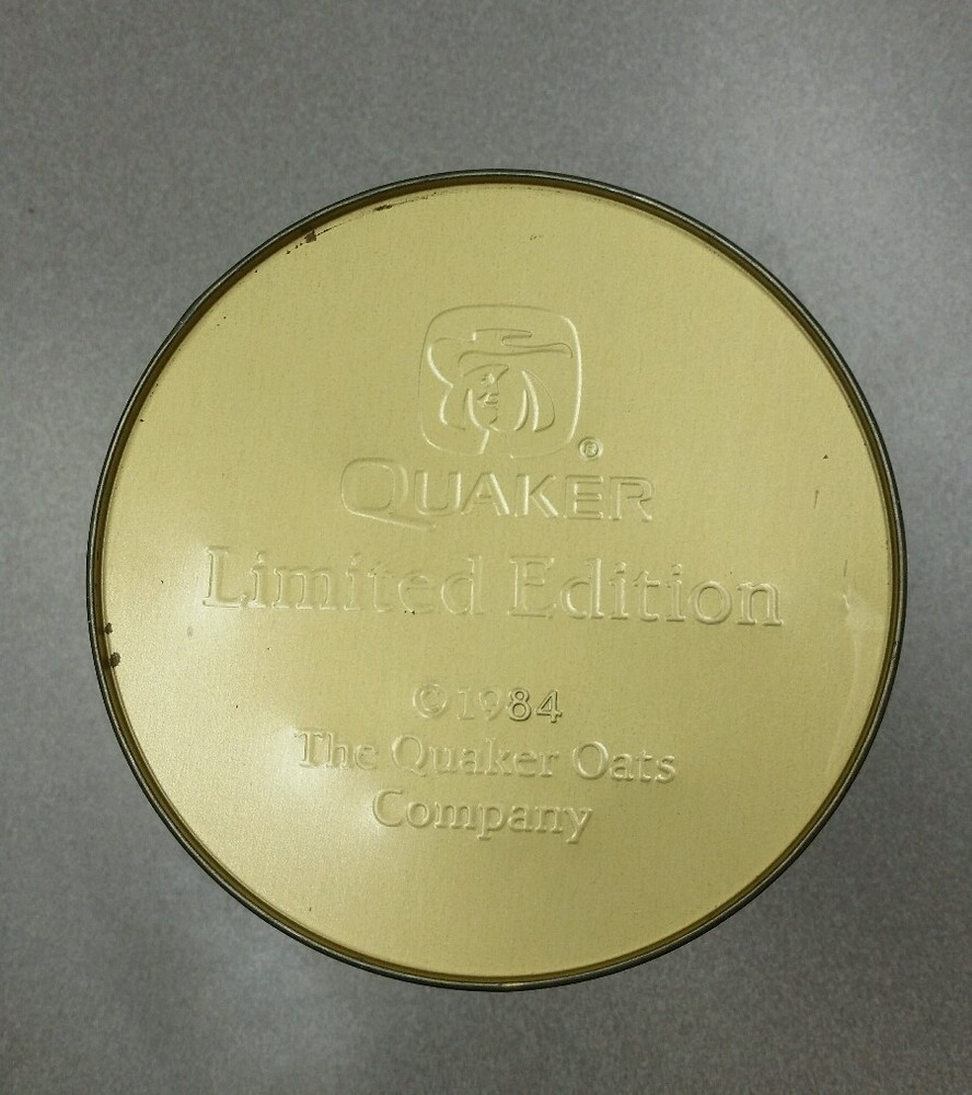 1984 Quaker Oats tin