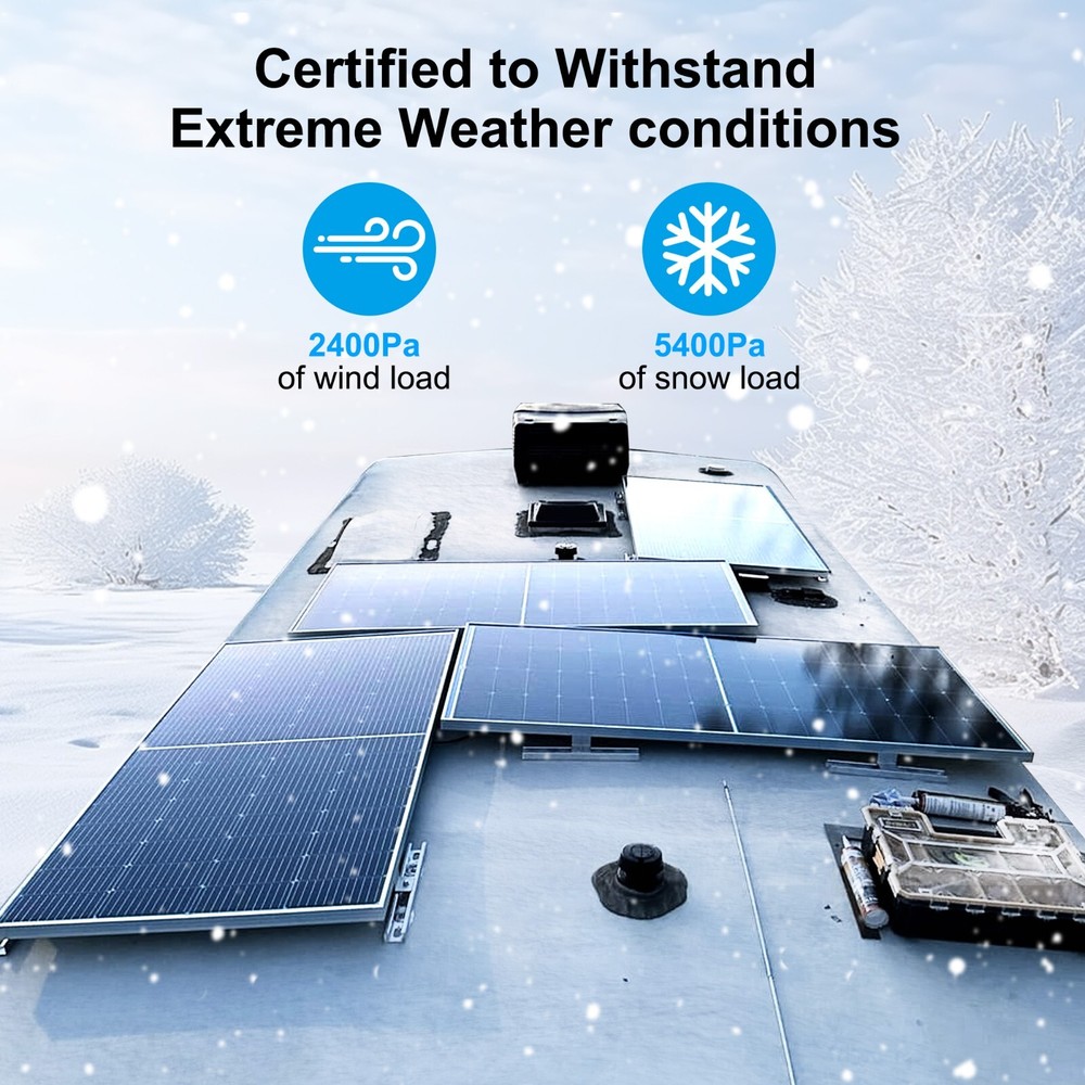 Solar Panel 250W 12 Volt 10BB Cell,Mono High-Efficiency 250 Watt 12V PV Module