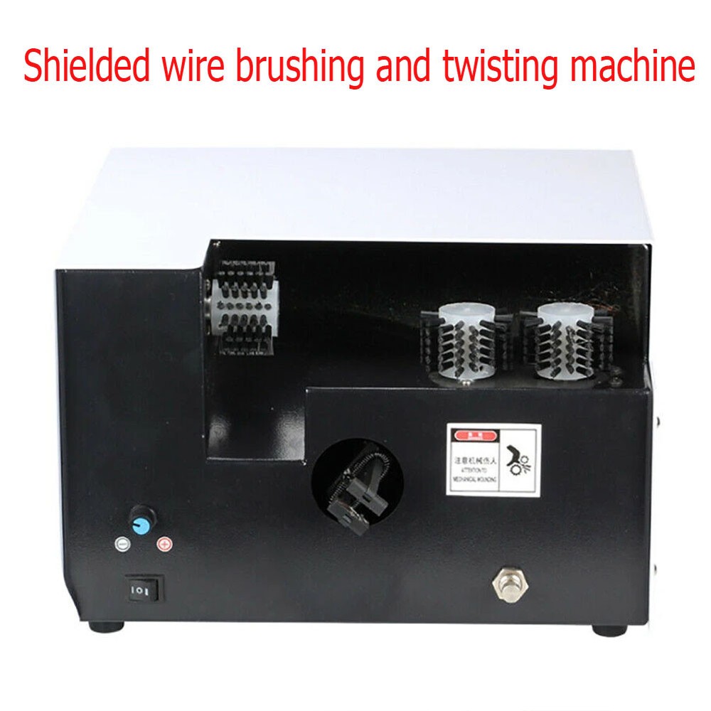 Shielded Wire Brushing And Twisting Machine Small Peeling And Twisting Machine