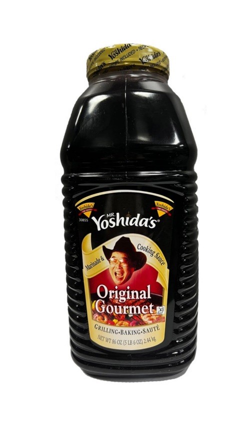 New Yoshidas Japanese Barbecue - Gourmet Marinade Cooking Sauce, 86 Oz Bottle