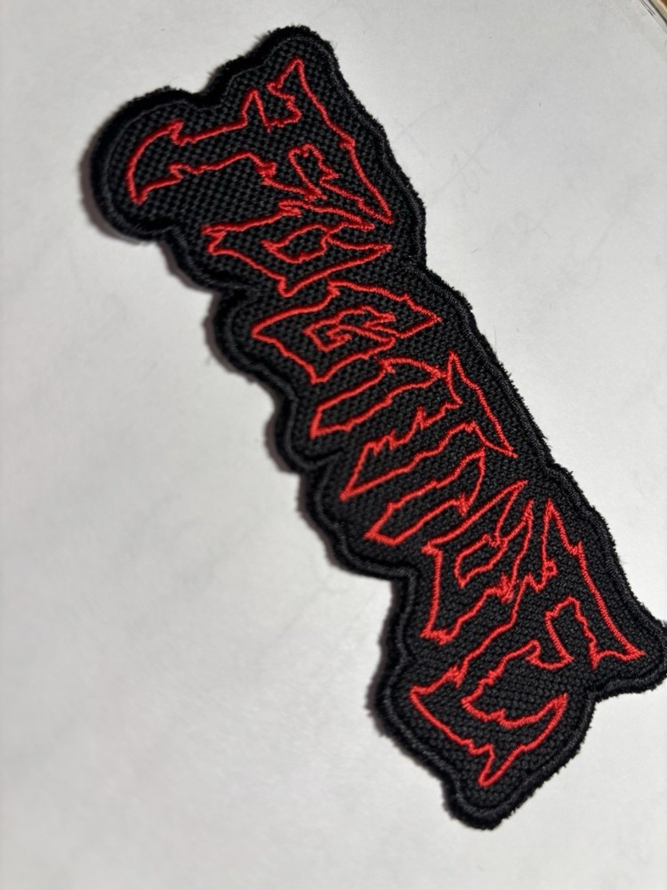 FUGITIVE Band Patch Embroidered Red/Black