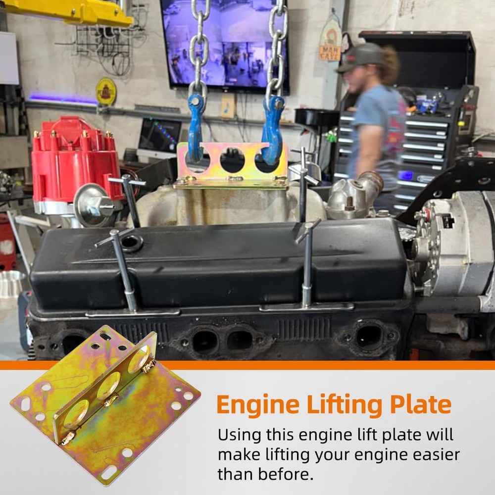 Engine Lifting Plate Bracket Motor Engine Lifting Bracket Carb Carburetor Hoist