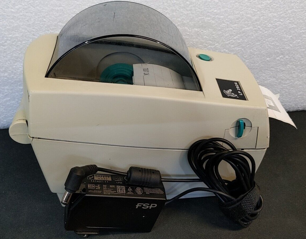 Zebra Thermal Label Printer  LP2824 Cleaned, Tested