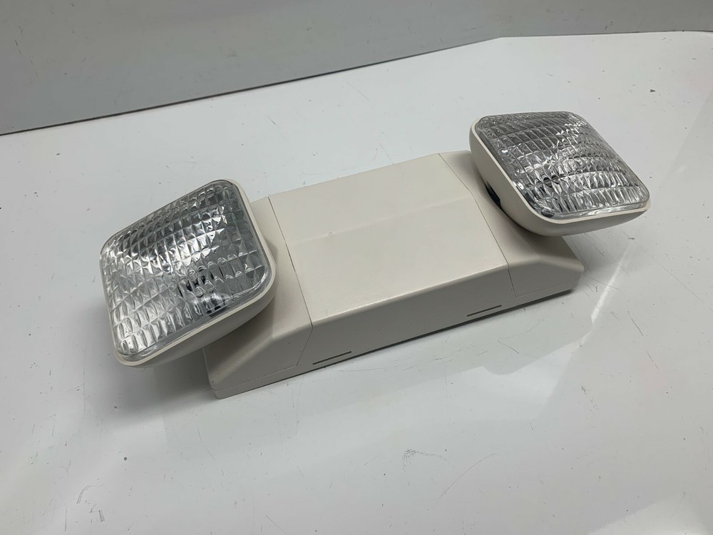 Emergency Exit Light Battery Backup & Adjustable Two Heads, UL 924-Listed