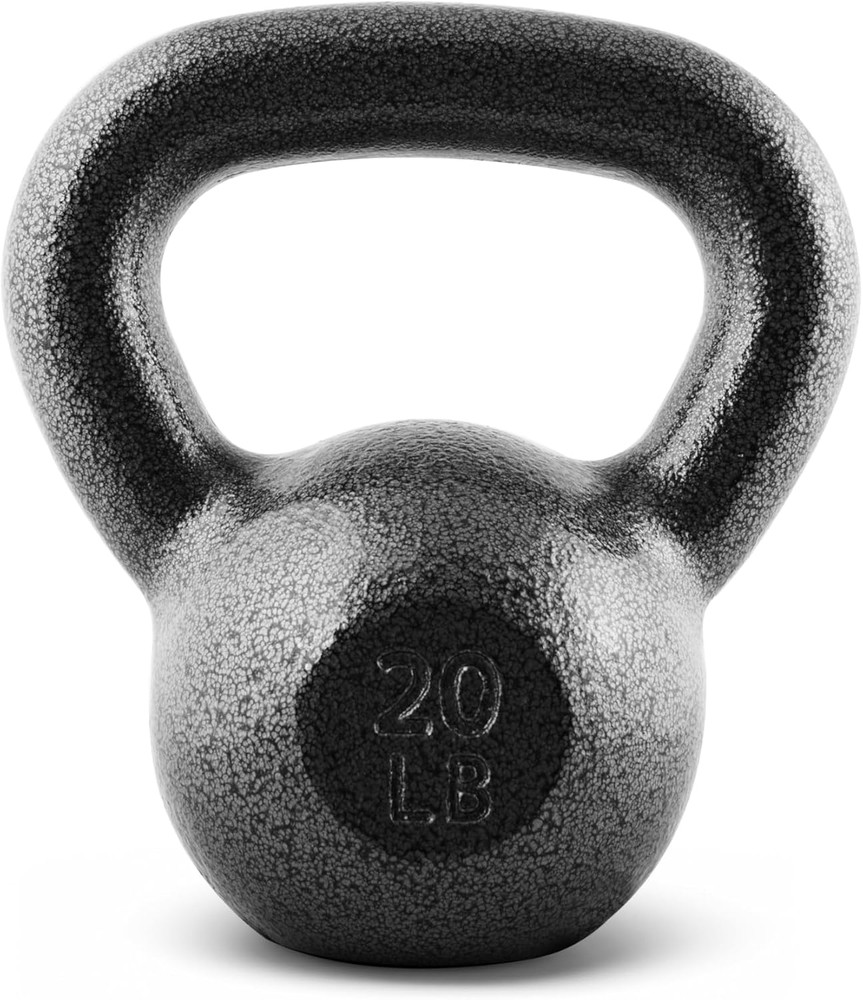 Cast Iron Kettlebell - Coated Options, Singles and Sets, Multiple Weights
