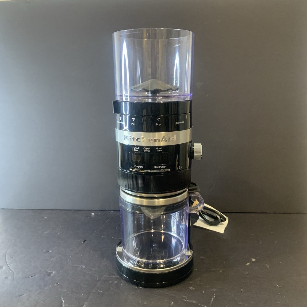 KitchenAid Burr Coffee Grinder Black  (KCG8433OB) Read