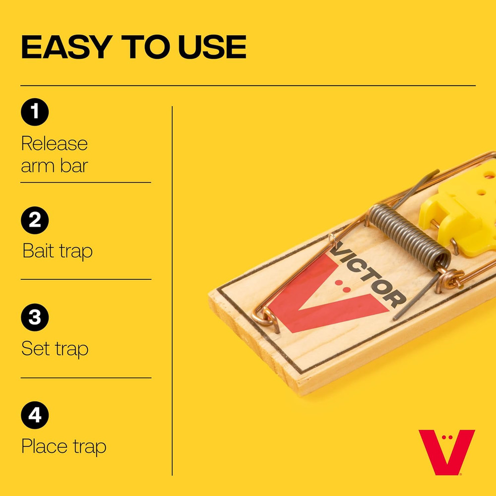 VICTOR Easy Set Mouse Trap - 2Pk