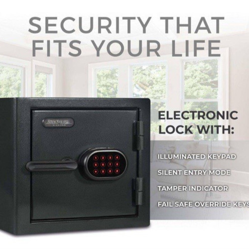 Sanctuary Diamond 92 cu ft Fireproof Waterproof Safe Electronic Lock Dark Gray