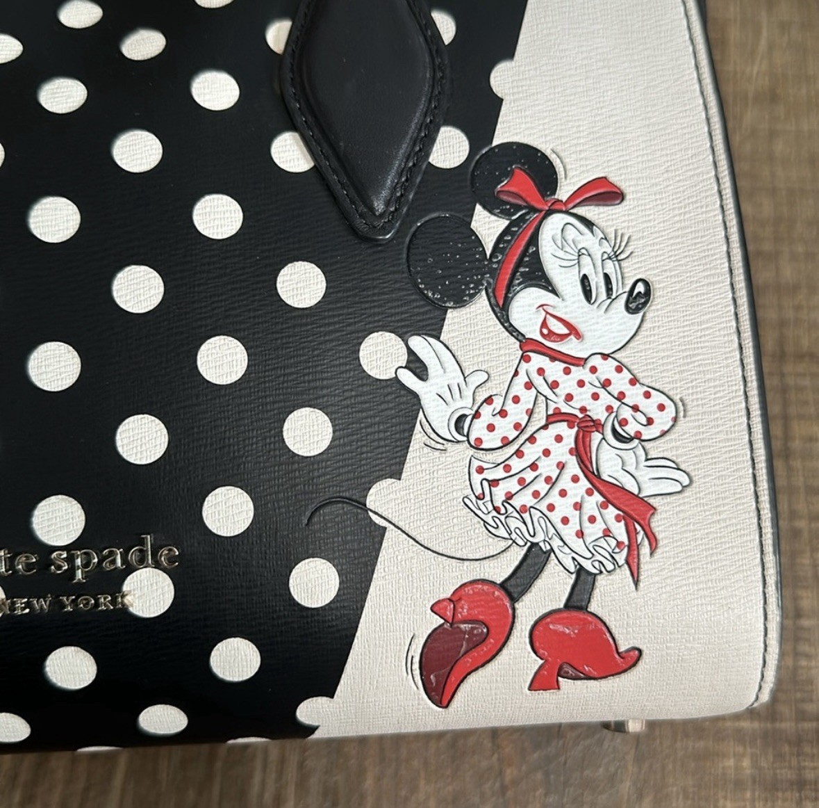 Disney x Kate Spade New York Minnie Mouse Medium Satchel Handbag