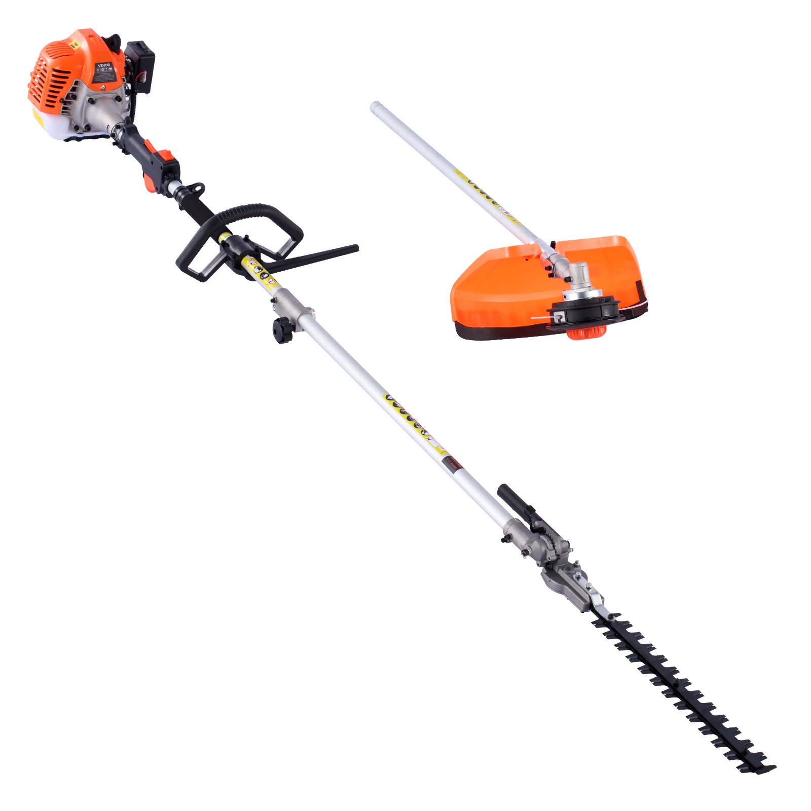 VEVOR 4-in-1 Gas Hedge Trimmer 2 Cycle 26cc Gas Powered Handheld Hedge Trimmer