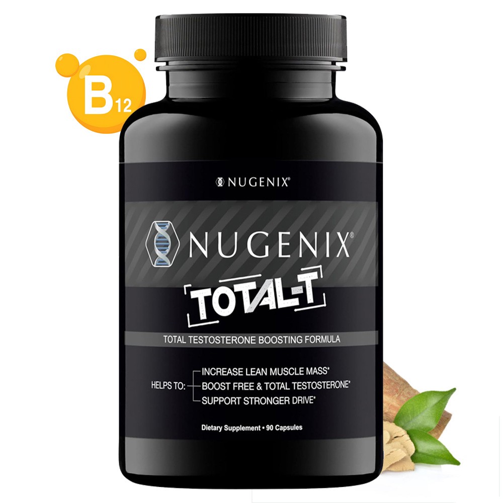 Nugenix Total-T Testosterone Booster 90 Capsules - Enhanced Endurance and Energy