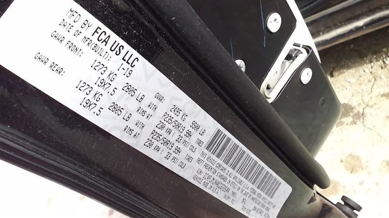 Camera/Projector Camera Front Behind Windshield Fits 19 CHEROKEE 433761