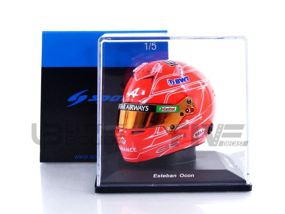 SPARK 1/5 - CASQUE ESTEBAN OCON - 3RD MONACO GP 2023 5HF131