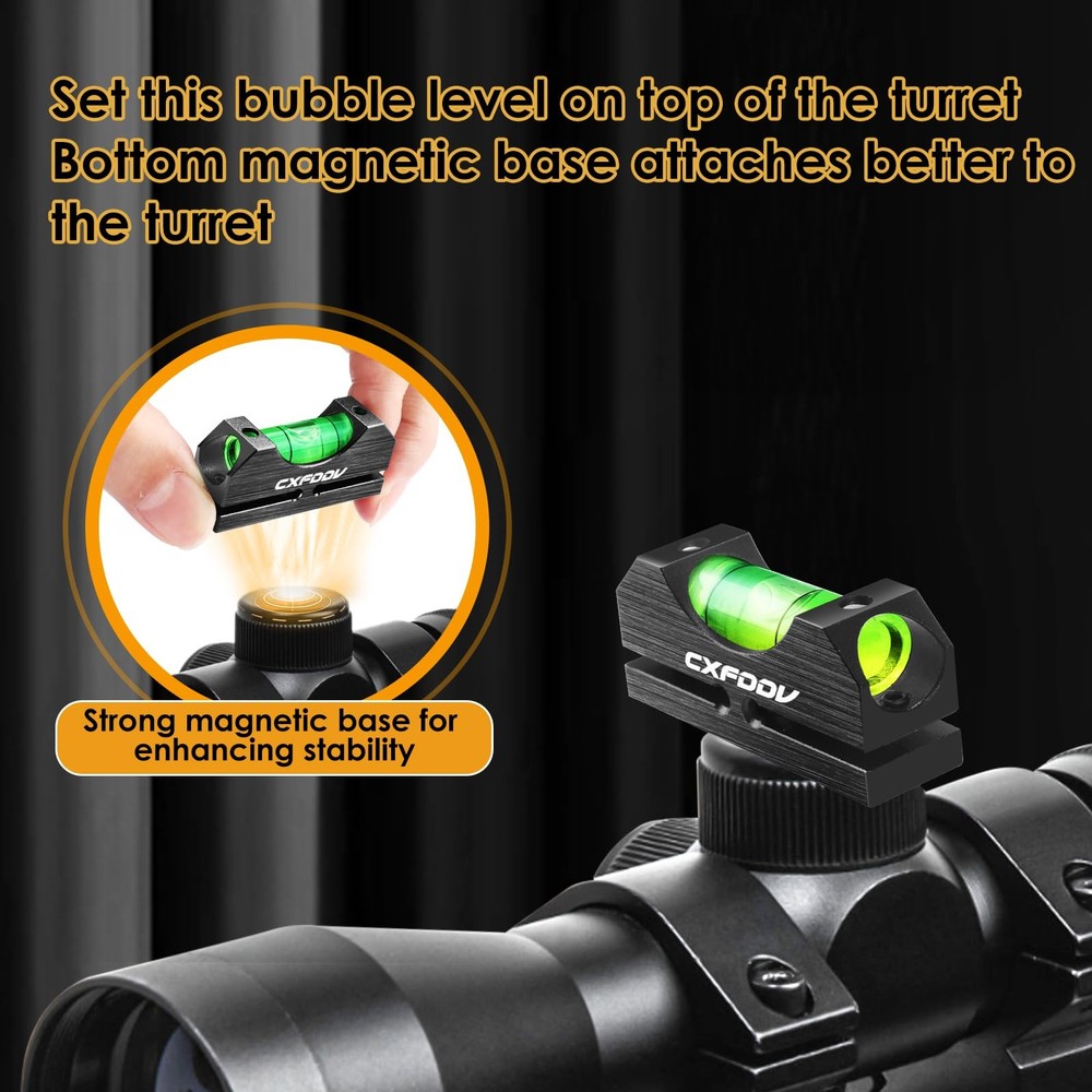 Scope Leveling Kit-Rifle scope level bubble,High Kit 1, Black