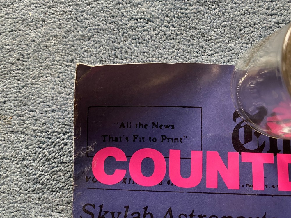 Rare Original NASA Shuttle Poster Countdown For History..PRE-LAUNCH DATE VERSION