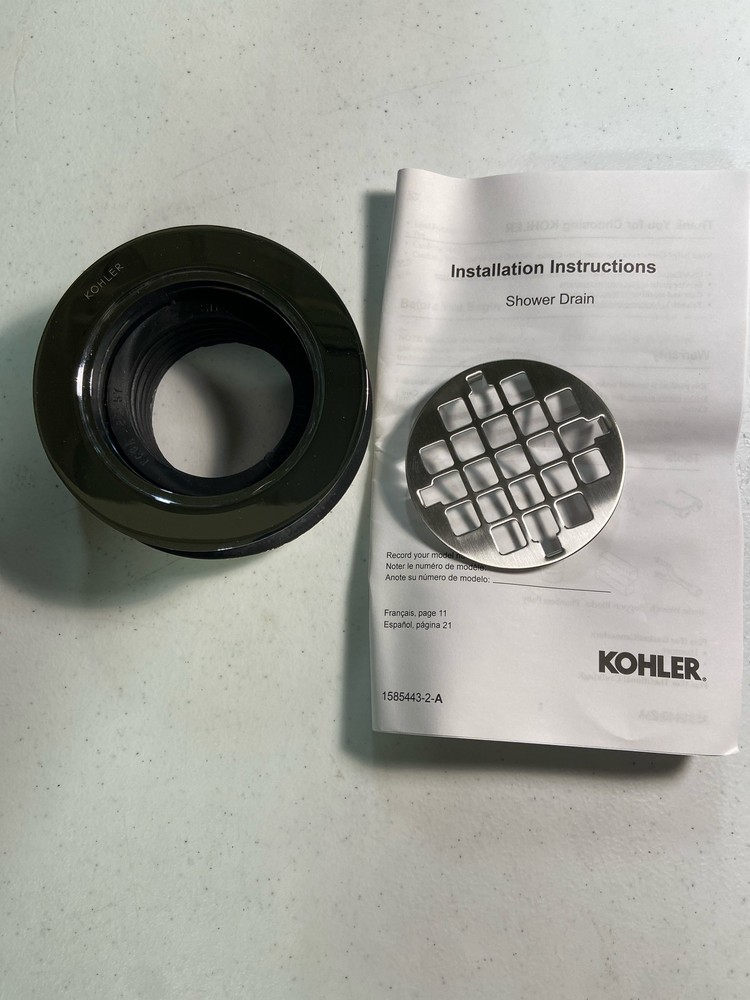 Kohler 4-3/8" Round Shower Drain