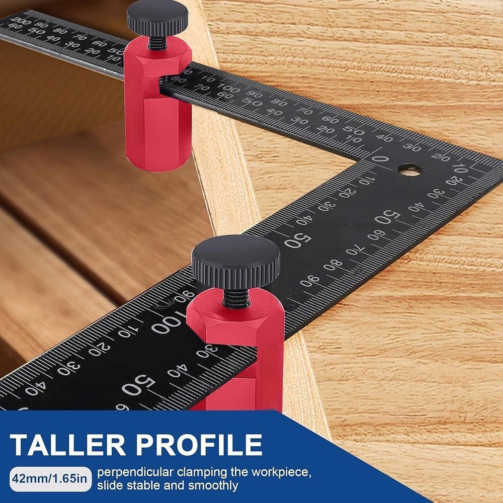 Stair Gauges Tall Version with Hex Lock for Framing and Layout Accuracy